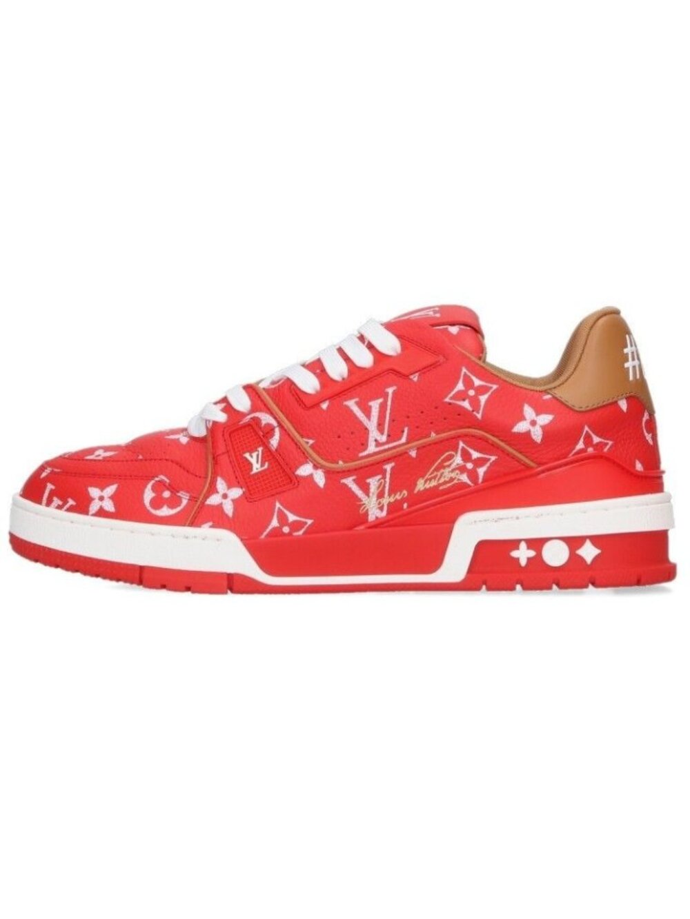 Louis Vuitton LV Trainer Vic Limited Monogram Low Cut Sneakers 7.5 - Picture 1 of 5